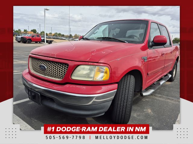 Red 2003 Ford F-150 Pickup Truck 4-Speed Automatic Overdrive