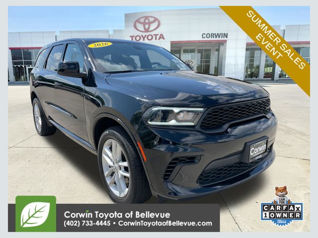 DB Black Crystal Clearcoat 2026 Dodge Durango SUV / Crossover All-Wheel Drive 8-Speed Automatic