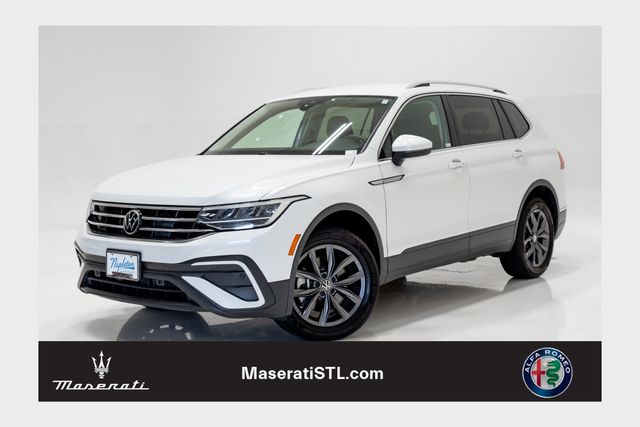 Opal White 2023 Volkswagen Tiguan SUV / Crossover All-Wheel Drive 8-Speed Automatic