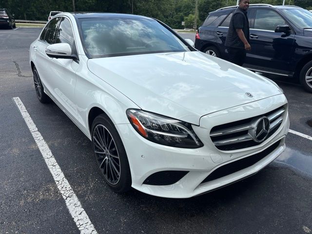 Polar White 2020 Mercedes-Benz C-Class Sedan All-Wheel Drive 9-Speed Automatic