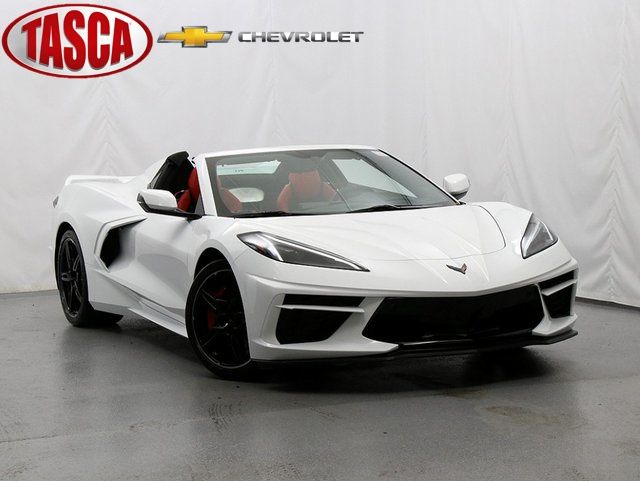 Arctic White 2023 Chevrolet Corvette Stingray 2LT Convertible RWD Convertible Rear-Wheel Drive 8-Speed Dual Clutch