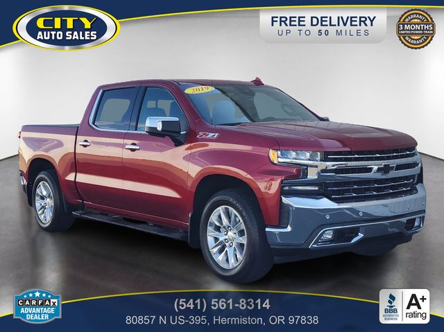 No Color 2019 Chevrolet Silverado 1500 LTZ Crew Cab 4WD Pickup Truck Four-Wheel Drive 8-Speed Automatic