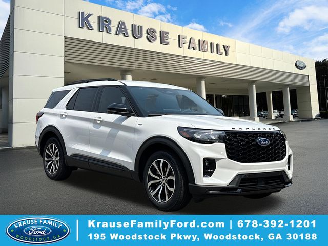 White 2026 Ford Explorer ST-Line RWD SUV / Crossover Rear-Wheel Drive Automatic