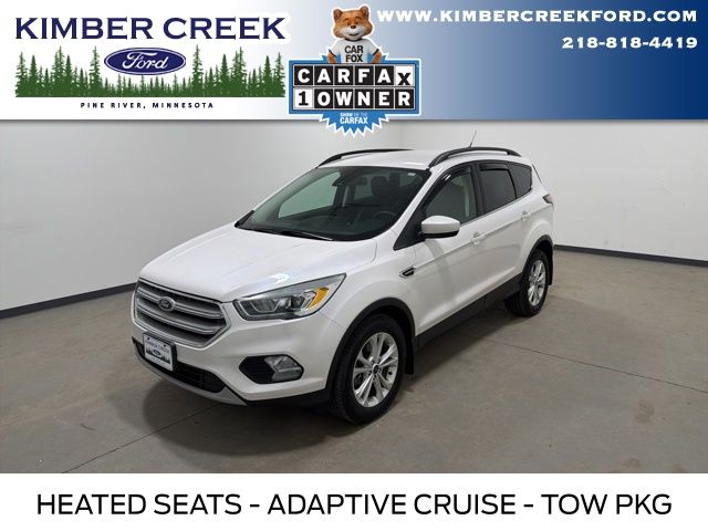 White Platinum Metallic Tri-Coat 2018 Ford Escape SEL AWD SUV / Crossover All-Wheel Drive 6-Speed Automatic