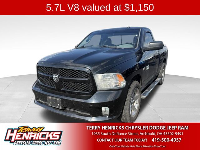 Black Clearcoat 2014 RAM 1500 Pickup Truck 4X2 6-Speed Automatic