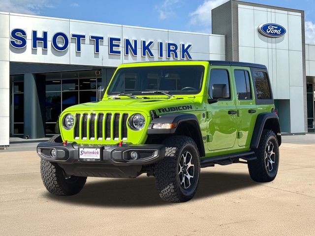 Used 2021 Green Jeep Unlimited Rubicon image 3