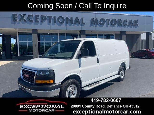 Summit White 2025 GMC Savana Cargo Van Rear-Wheel Drive 8-Speed Automatic Overdrive