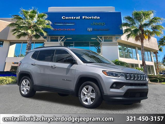 Billet Silver Metallic 2022 Jeep Compass SUV / Crossover Front-Wheel Drive 6-Speed Automatic