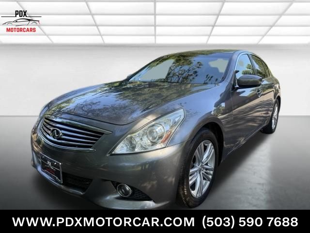Gray (Graphite Shadow) 2013 INFINITI G37 Sedan Rear-Wheel Drive 7-Speed Automatic