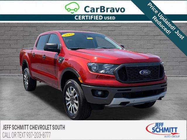 Hot Pepper Red Metallic Tinted Clearcoat 2019 Ford Ranger Pickup Truck Four-Wheel Drive Automatic