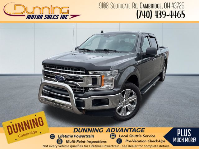 Gray (Magnetic Metallic) 2019 Ford F-150 XLT SuperCrew LB 4WD Pickup Truck Four-Wheel Drive Automatic