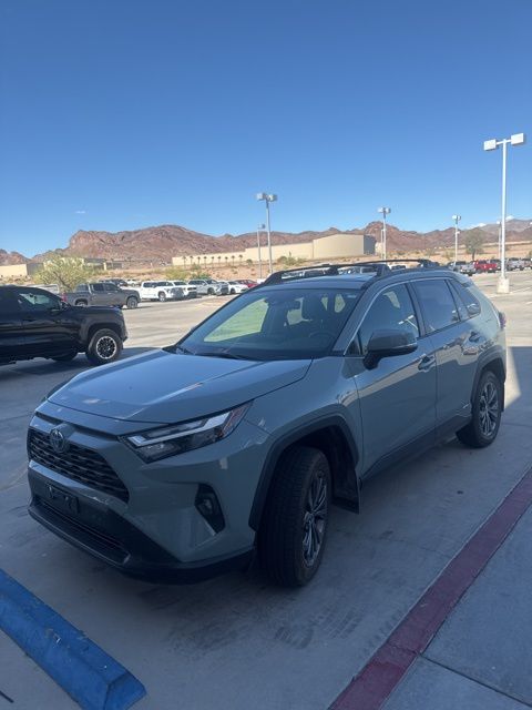 Lunar Rock 2023 Toyota RAV4 Hybrid XLE Premium AWD SUV / Crossover All-Wheel Drive Continuously Variable Transmission