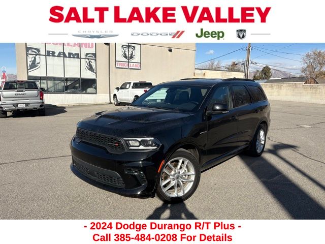 DB Black Crystal Clearcoat 2024 Dodge Durango R/T Plus AWD SUV / Crossover All-Wheel Drive 8-Speed Automatic