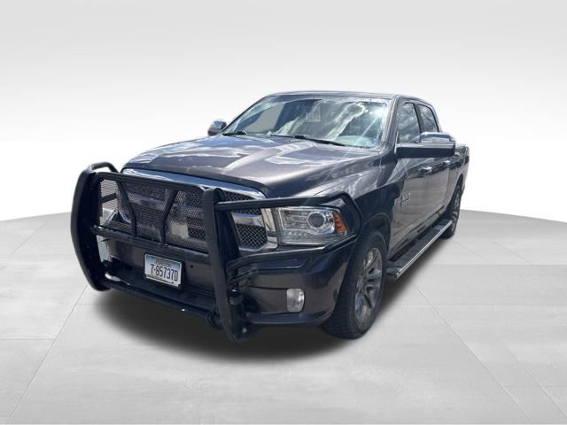 Gray (Granite Crystal Metallic Clearcoat) 2014 RAM 1500 Laramie Longhorn Crew Cab 4WD Pickup Truck Four-Wheel Drive 8-Speed Automatic