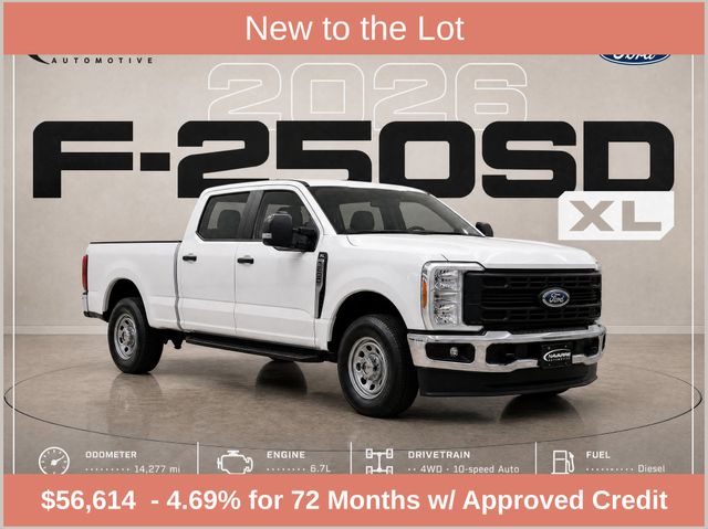 Oxford White 2026 Ford F-250 Super Duty Pickup Truck Four-Wheel Drive Automatic