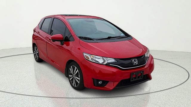 Milano Red 2015 Honda Fit EX Hatchback Front-Wheel Drive Continuously Variable Transmission