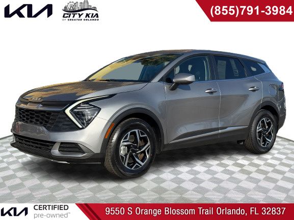 Steel Gray 2025 Kia Sportage LX FWD SUV / Crossover Front-Wheel Drive 8-Speed Automatic