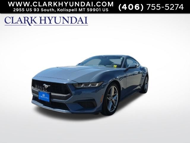 Blue Ember Metallic 2024 Ford Mustang EcoBoost Fastback RWD Coupe Rear-Wheel Drive Automatic