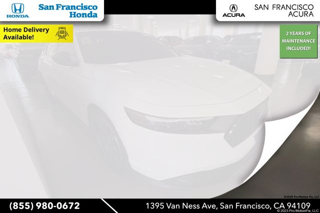 Platinum White Pearl 2024 Honda Accord Hybrid Sport FWD Sedan Front-Wheel Drive Continuously Variable Transmission