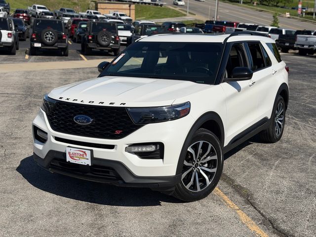 Certified 2022 Ford Explorer ST with VIN 1FM5K8GC1NGA93376 for sale in Kansas City