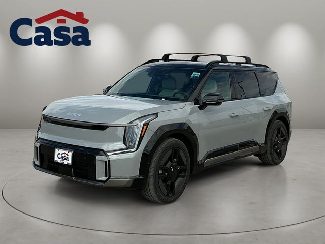 Wolf Gray/Ebony Black Roof 2026 Kia EV9 SUV / Crossover All-Wheel Drive 1-Speed Automatic