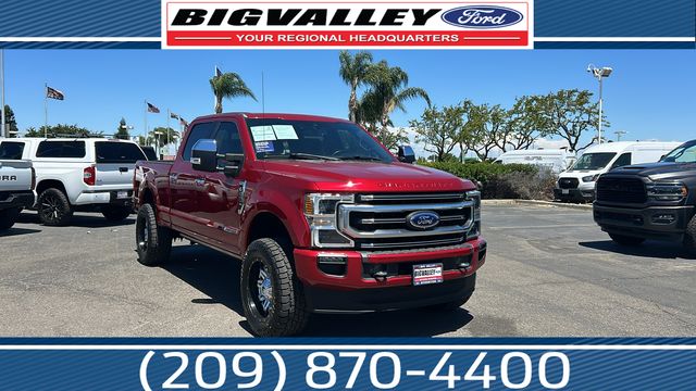 Red Metallic 2020 Ford F-250 Super Duty Pickup Truck Four-Wheel Drive Automatic