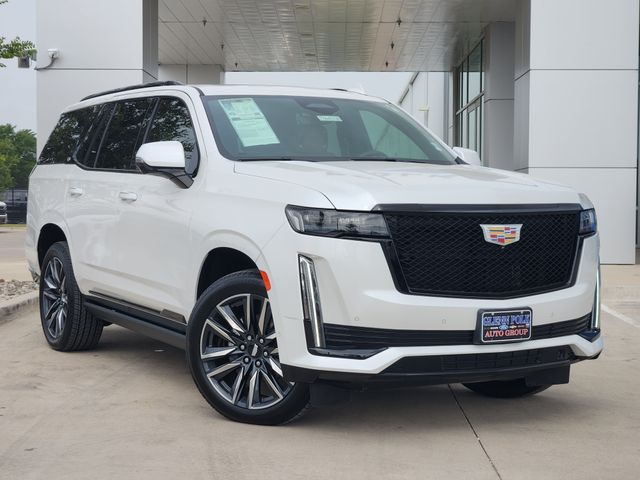 Crystal White Tricoat 2022 Cadillac Escalade SUV / Crossover Four-Wheel Drive Automatic