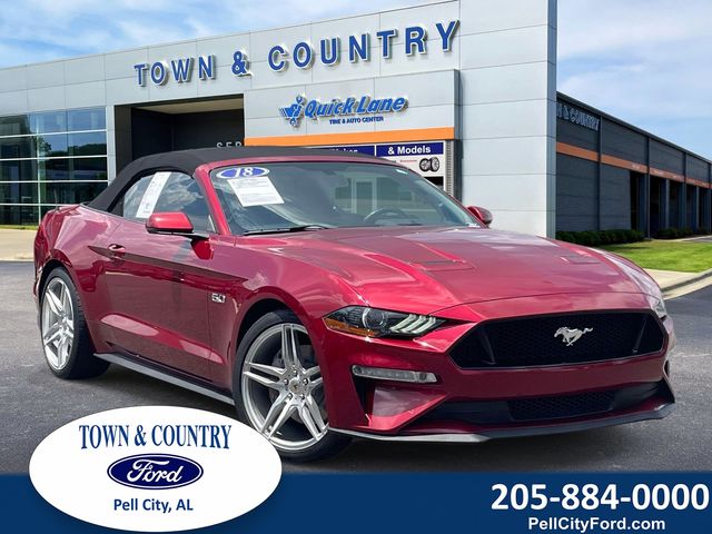  2018 Ford Mustang GT Premium Convertible RWD   