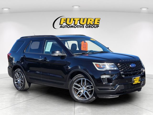 Shadow Black 2018 Ford Explorer Sport AWD SUV / Crossover All-Wheel Drive 6-Speed Automatic