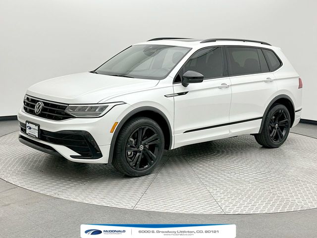 Opal White 2023 Volkswagen Tiguan SUV / Crossover All-Wheel Drive 8-Speed Automatic