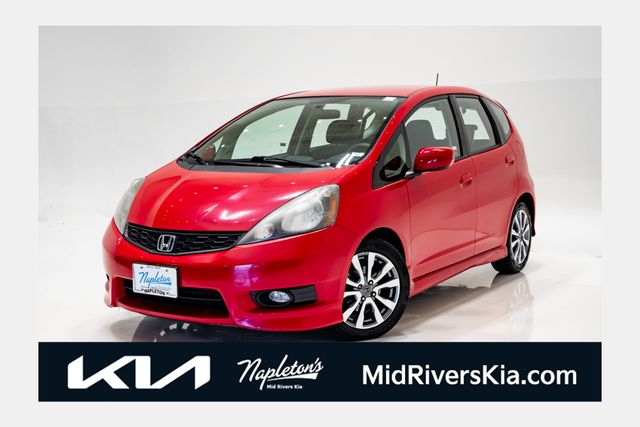 Milano Red 2012 Honda Fit Hatchback Front-Wheel Drive 5-Speed Automatic