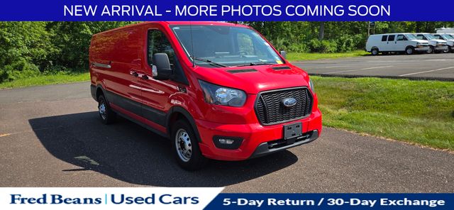 Race Red 2023 Ford Transit Cargo 150 Low Roof LB RWD Van Rear-Wheel Drive