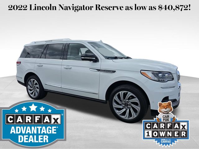 White Metallic 2022 Lincoln Navigator Reserve RWD SUV / Crossover 4X2 Automatic