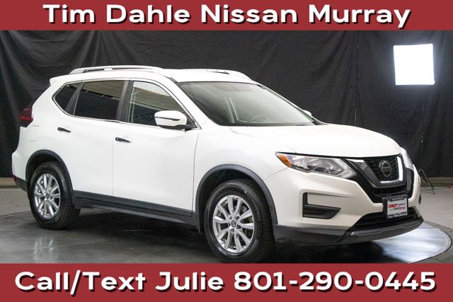 Pearl White 2018 Nissan Rogue SV AWD SUV / Crossover All-Wheel Drive Continuously Variable Transmission