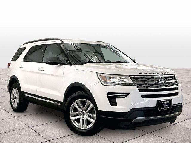 2018 Ford Explorer XLT White at Bob Ruth Ford