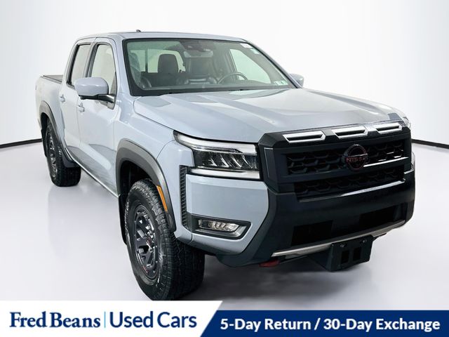 Boulder Gray Pearl 2025 Nissan Frontier Pickup Truck Four-Wheel Drive 9-Speed Automatic Overdrive