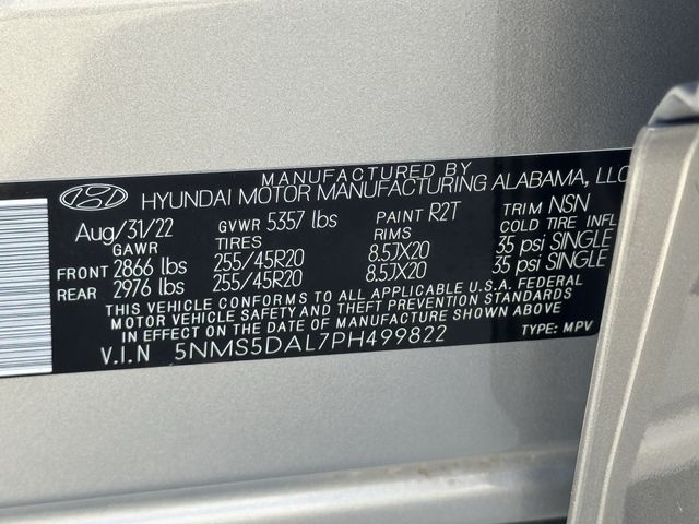2023 Hyundai Santa Fe Calligraphy Silver at Don McGill Toyota