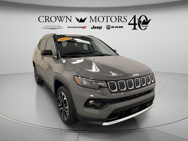 Sting-Gray Clearcoat 2022 Jeep Compass SUV / Crossover Four-Wheel Drive 9-Speed Automatic