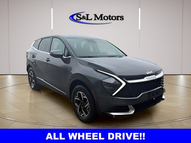 Gravity Gray 2025 Kia Sportage LX AWD SUV / Crossover All-Wheel Drive 8-Speed Automatic