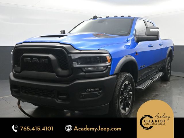 Hydro Blue Pearlcoat 2023 RAM 2500 Rebel Crew Cab 4WD Pickup Truck Four-Wheel Drive 6-Speed Automatic