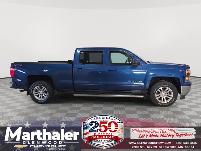 Deep Ocean Blue Metallic 2015 Chevrolet Silverado 1500 Pickup Truck Four-Wheel Drive 6-Speed Automatic Overdrive