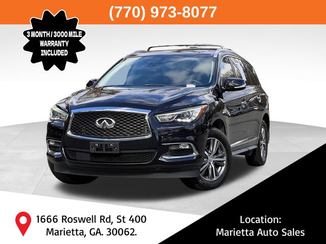 Imperial Black 2020 INFINITI QX60 Luxe AWD SUV / Crossover All-Wheel Drive Continuously Variable Transmission