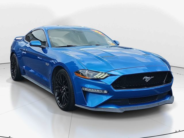 Velocity Blue Metallic 2020 Ford Mustang GT Premium Coupe RWD Coupe Rear-Wheel Drive 6-Speed Manual