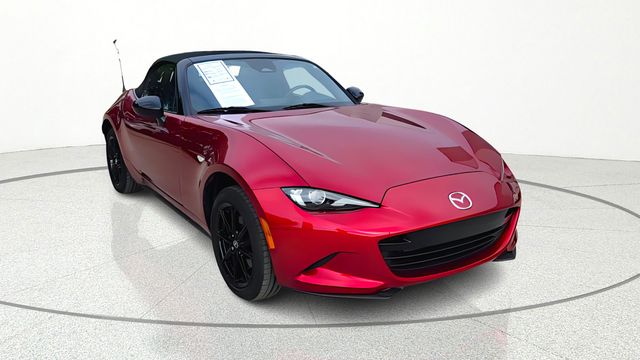 Soul Red Crystal Metallic 2025 Mazda MX-5 Miata Sport RWD Convertible Rear-Wheel Drive 6-Speed Manual