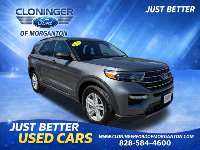 Gray Metallic 2024 Ford Explorer XLT AWD SUV / Crossover All-Wheel Drive Automatic