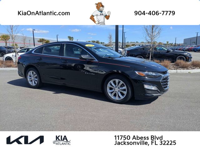 Black Metallic 2024 Chevrolet Malibu LT with 1LT FWD Sedan Front-Wheel Drive Continuously Variable Transmission