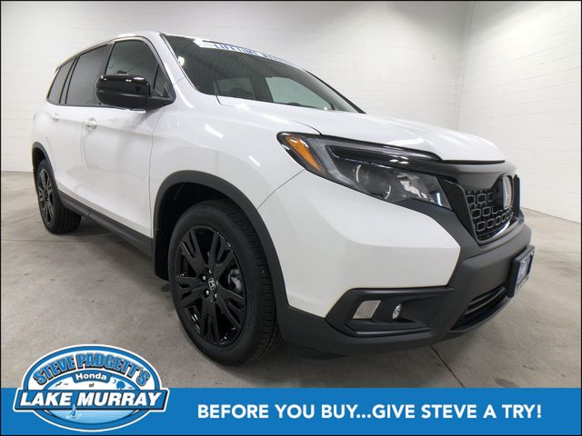 Platinum White Pearl 2020 Honda Passport Sport FWD SUV / Crossover Front-Wheel Drive 9-Speed Automatic