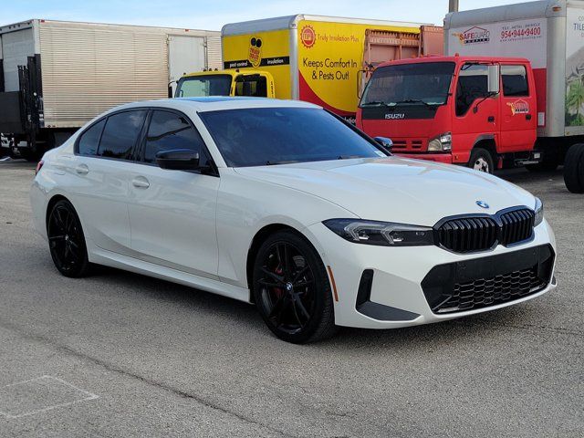 Alpine White 2023 BMW 3 Series Sedan Rear-Wheel Drive 8-Speed Automatic