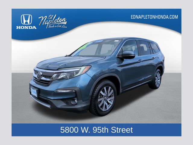 Gray (Steel Sapphire Metallic) 2019 Honda Pilot EX AWD SUV / Crossover All-Wheel Drive 6-Speed Automatic