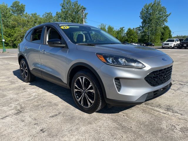 Silver Metallic 2021 Ford Escape SUV / Crossover All-Wheel Drive 8-Speed Automatic